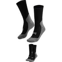 xtreme sockswear Wandersocken 2-Paar Mehrfarbig 35-38