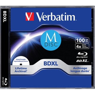 Verbatim M-DISC Blu-ray Rohling 100GB 1 St. Slimcase Bedruckbar