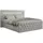 MKS Boxbett, GOLD-9 Led, 160/200 Hellgrau Struktur - H4