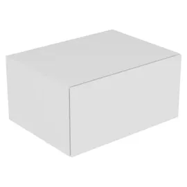 Keuco Edition 11 Sideboard 1 Frontauszug, mit / Weiß Glas satiniert