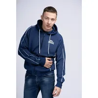 Lonsdale ACHAVANICH Reißverschlusspullover - Dark Navy / White -