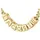 Lacoste Edelstahlkette SCRIPT gelbgoldfarben