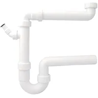 Otto Haas KG Haas KG Siphon 1 1/2 Zoll DN 40 mit Kombi-Geräteanschluss