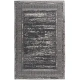 MeGusta Kurzflor Teppich Klassisch Modern Grau 160x230 cm Cristina