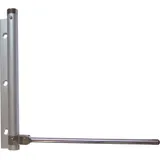 IBFM Stangentürschließer 175 mm für Türen bis 40 kg Alu Silber Eloxiert