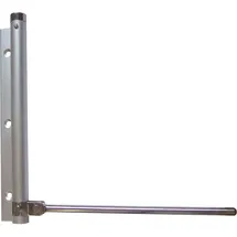IBFM Stangentürschließer 175 mm für Türen bis 40 kg Alu Silber Eloxiert