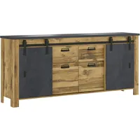 Home Affaire »York, moderner Schrank, Kommode in Hunton Oak