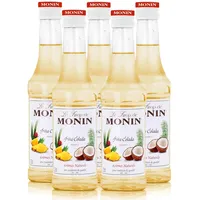 Monin Piña Colada Sirup 250 ml - Für Cocktail und Kaffee (5er Pack)