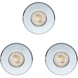 Eglo LED Einbauleuchte Igoa 3x240lm GU10 Ø85mm 3000K (Warmweiß) IP44