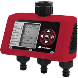 TOOLCRAFT Easy Trio Bewässerungscomputer rot