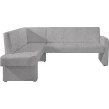 Home Affaire Eckbank HOME AFFAIRE "Umag", grau (hellgrau (capulet 4003)), B:210cm H:89cm T:160cm, Holzwerkstoff, Massivholz, Polyester, Sitzbänke, Eckbank, Sitz und Rücken gepolstert, verschiedene Qualitäten