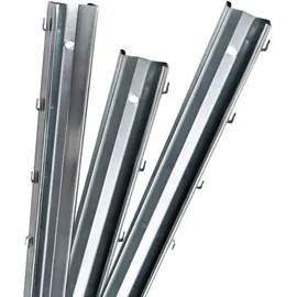 Aquagart 15 Z-Profil Zaunpfosten 2 m Grau