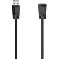 Hama USB 2.0 USB-A Buchse, USB-A Stecker 5.00m Schwarz