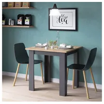 Vicco Karlos 80 x 76,6 x 80 cm Eiche/Anthrazit