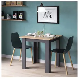 Vicco Karlos 80 x 76,6 x 80 cm Eiche/Anthrazit