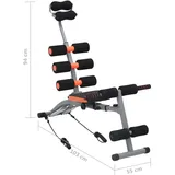 vidaXL Bauchtrainer in L-Form