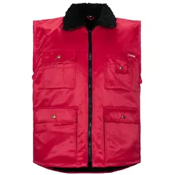 Winter-Piloten Weste "GLETSCHER" Outdoor - M - Rot