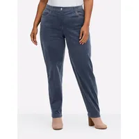sheego Chinohose rauchblau 52