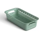 ProHome Aufbewahrungskorb 0,7L mit Griffen 20 x 10 x 5 cm grün