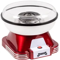 Gadgy Zuckerwattemaschine für Zuhause ® Retro Cotton Candy Machine | mit Zucker oder Zuckerfreie Harte Süßigkeiten Bonbons zu Benutzen | 500W Rot Weiß