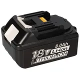 Makita 18V Akku passend für Makita Akku 18V 8Ah BL1860 BL1840B BL1840 BL1830 BL1835 BL1845 194204-5 LXT-400 mit Makita BL1860B