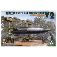 Takom TAK2123 1:35 Stratenwerth 16T Strabokran VIDALWAGEN, Rocket V2, Mehrfarbig