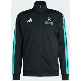 adidas Men's MERCEDES - AMG PETRONAS FORMULA 1 TEAM DNA Track TOP, Black/semi Mint Rush, XS