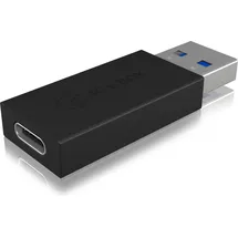 Icy Box USB-C auf USB-A Adapter 1,6 m Schwarz