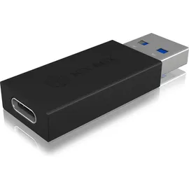 Icy Box USB-C auf USB-A Adapter 1,6 m Schwarz