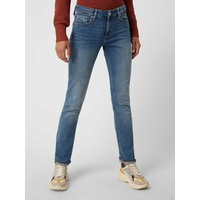 QS Slim Fit Jeans mit Stretch-Anteil Modell 'Catie', Jeansblau, 38/30