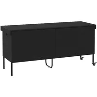 vidaXL Gartenbox 160 x 55 x 75 cm Schwarz