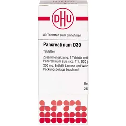 PANCREATINUM suis D 30 Tabletten 80 St.