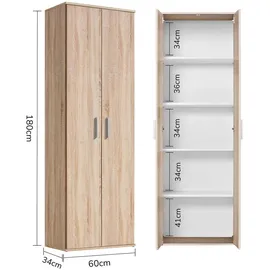 mokebo Der Lange 60 x 180 x 34 cm Braun