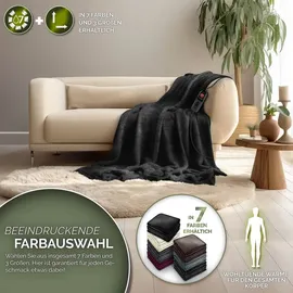 sinnlein Heizdecke mit Abschaltautomatik 180 x 130 cm Schwarz