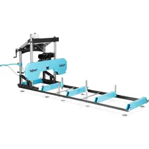 Hillvert Dekupiersäge - Bandsäge, Benzin-Blockbandsäge Blockbandsägewerk Kleinsägewerk 11000 W