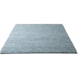 Sansibar Hörnum Wollteppich 40 x 60 cm Blau