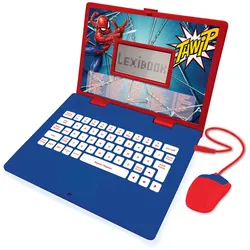 Lexibook Französisch-Englischer Lern-Laptop Spider-Man