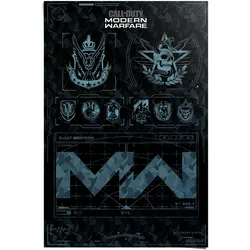 Poster REINDERS "Call of Duty Modern Warfare Game", schwarz (farbe bild(er): schwarz), B:61cm H:91,5cm, Papier, Bilder