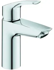 Grohe Waschtisch-Einhebelmischer Eurosmart 1/2, S, m Pus-Op-Abl, gl. Körp, chr