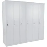 MCW Preston T829-6-H Aktenschrank 180 x 180 x 50 cm grau