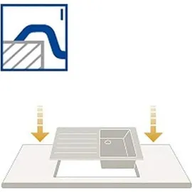 Teka Universe 80 T-XP 2B 1D Edelstahlspüle Poliert