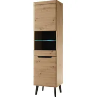 INOSIGN »Torge, Hochschrank, Glasvitrine, Standvitrine, Vitrinenschrank«, (1 St.), in