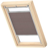 VELUX Plissee manuell FHL MK08 1276S Mokka gepunktet, Schiene: