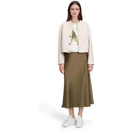 Betty & Co Blouson mit Rippbündchen in Bright Cream Melange | Gr.: 44