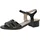 CAPRICE Women Sandals für Damen, schwarz, Größe 39 EU / 6 UK