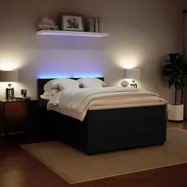 vidaXL Boxspringbett 140 x 200 cm Schwarz