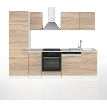 Vicco Küchenzeile 270 cm eiche sonoma