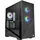Thermaltake CA-1S4-00M1WN-00 Midi-Tower PC-Gehäuse Schwarz 3 Vorinstallierte LED Lüfter, LCS Kompatibel, Seitenfenster, Für DIY