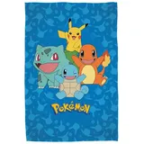 Herding Actionfigur Pokemon Flanell-Fleecedecke Starter Pokemon 130 x 160 cm