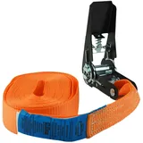 Baumarktplus Spanngurt mit Ratsche 6 m 800 kg orange
